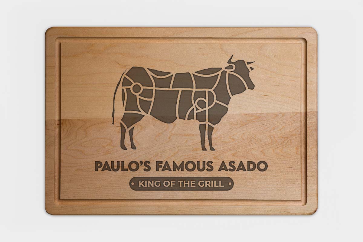 customized cutting board