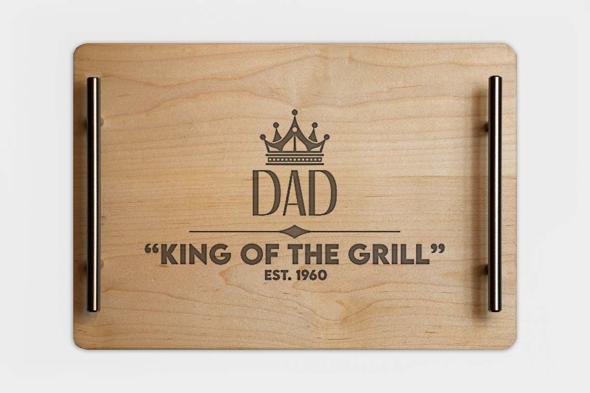 charcuterie board with name - dad