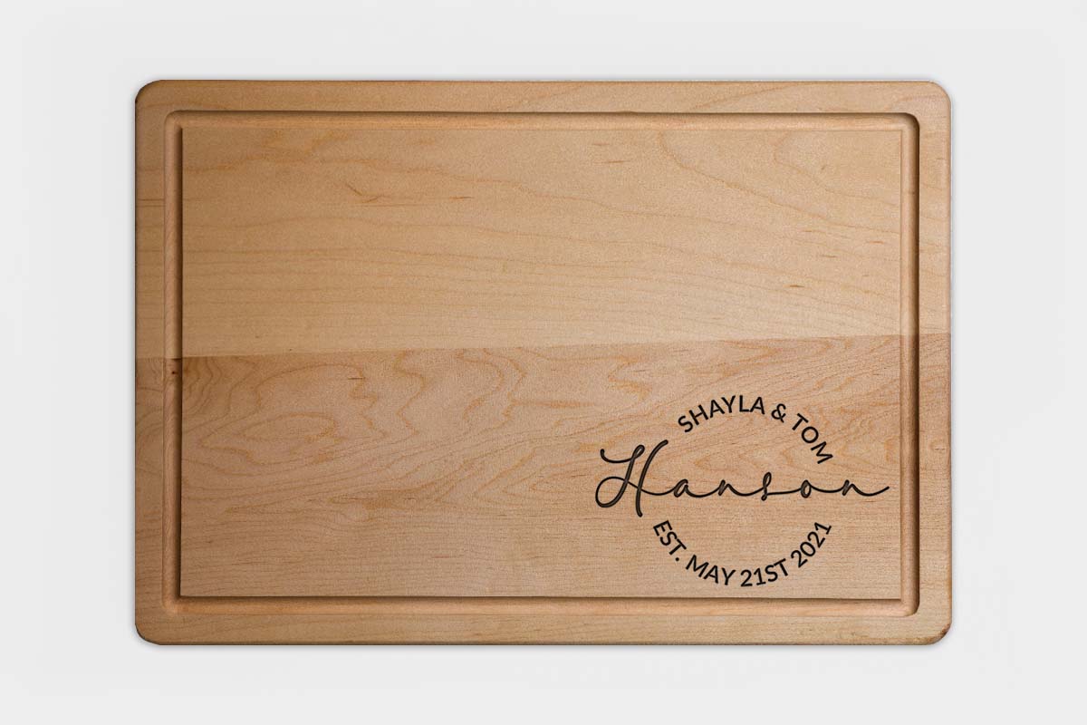 custom engraved cutting boards