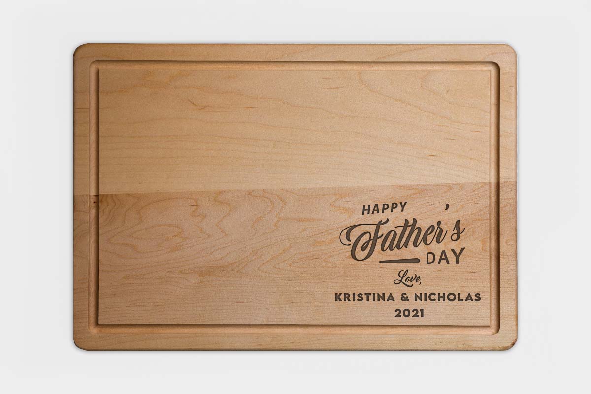 custom wood cutting board