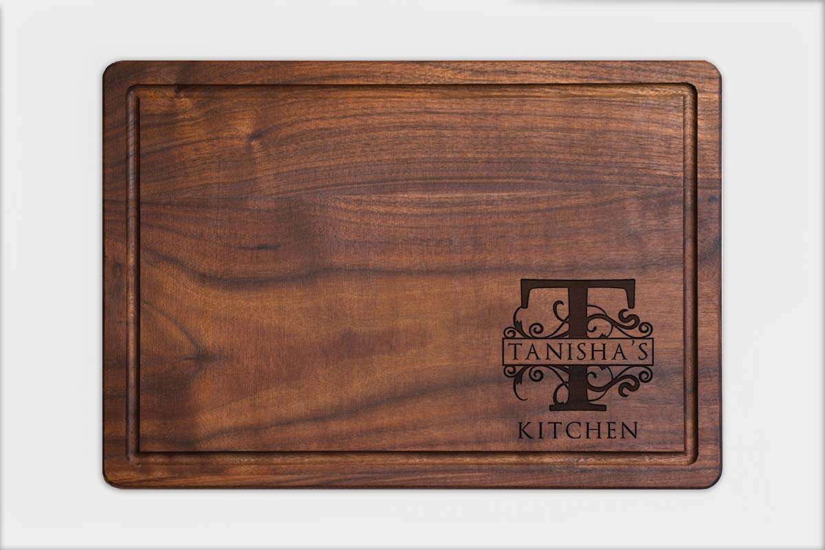 custom wood chopping board
