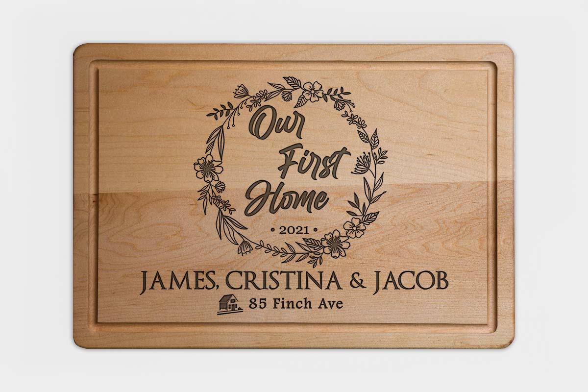 personalised cutting board