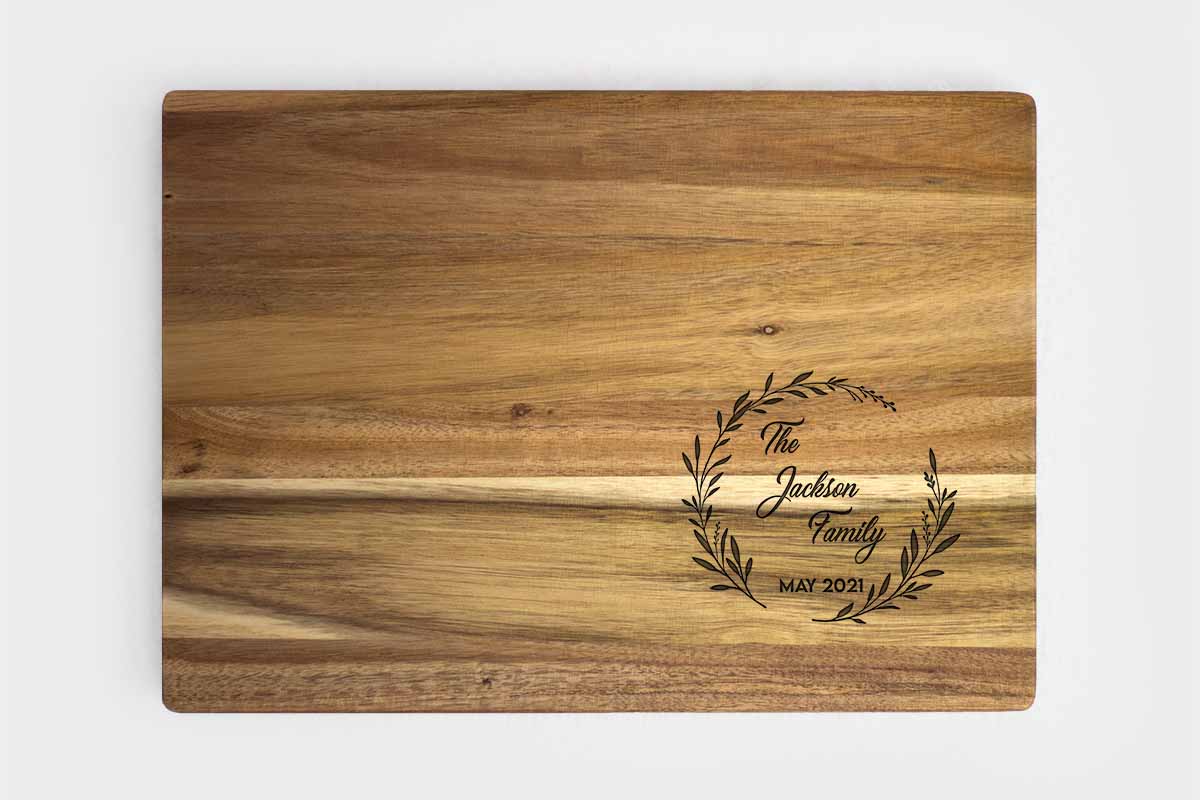 personalized chopping board