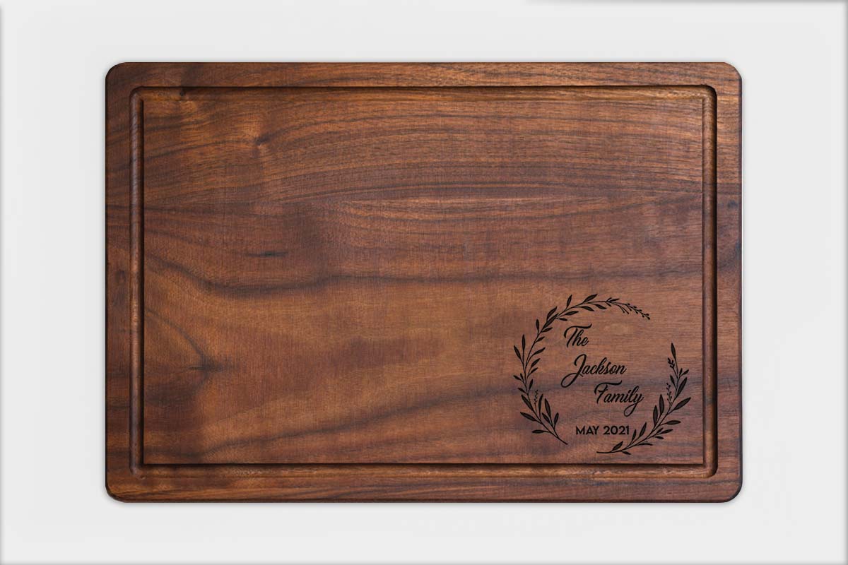 cutting board with engraving