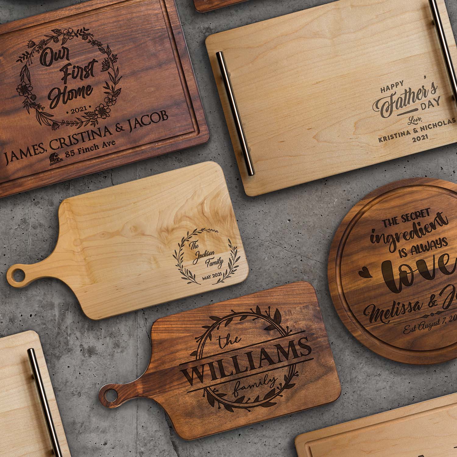 Boards and Trays