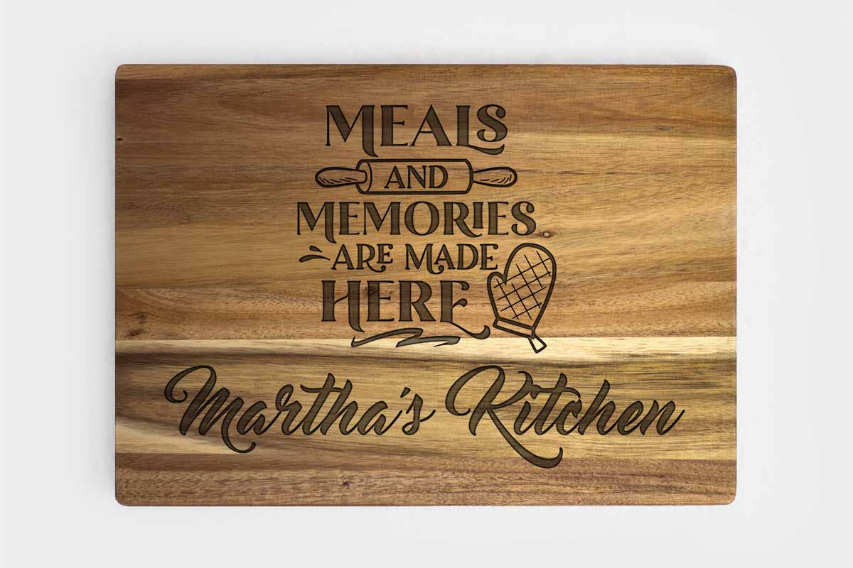 personalized cutting board 