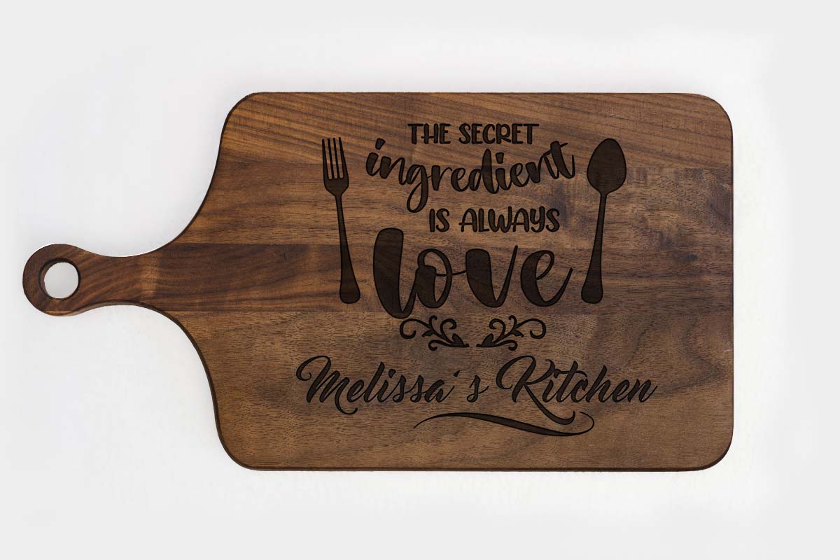 custom wood cutting board