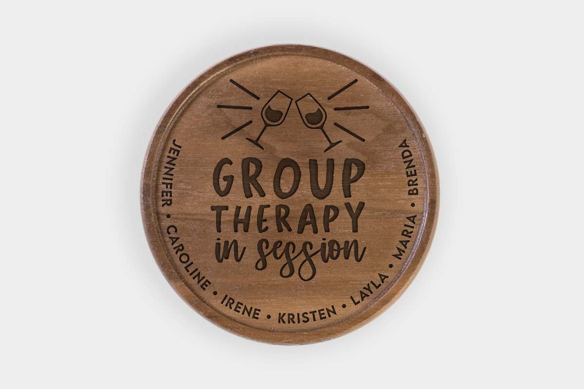 Personalized Walnut Drink Coaster